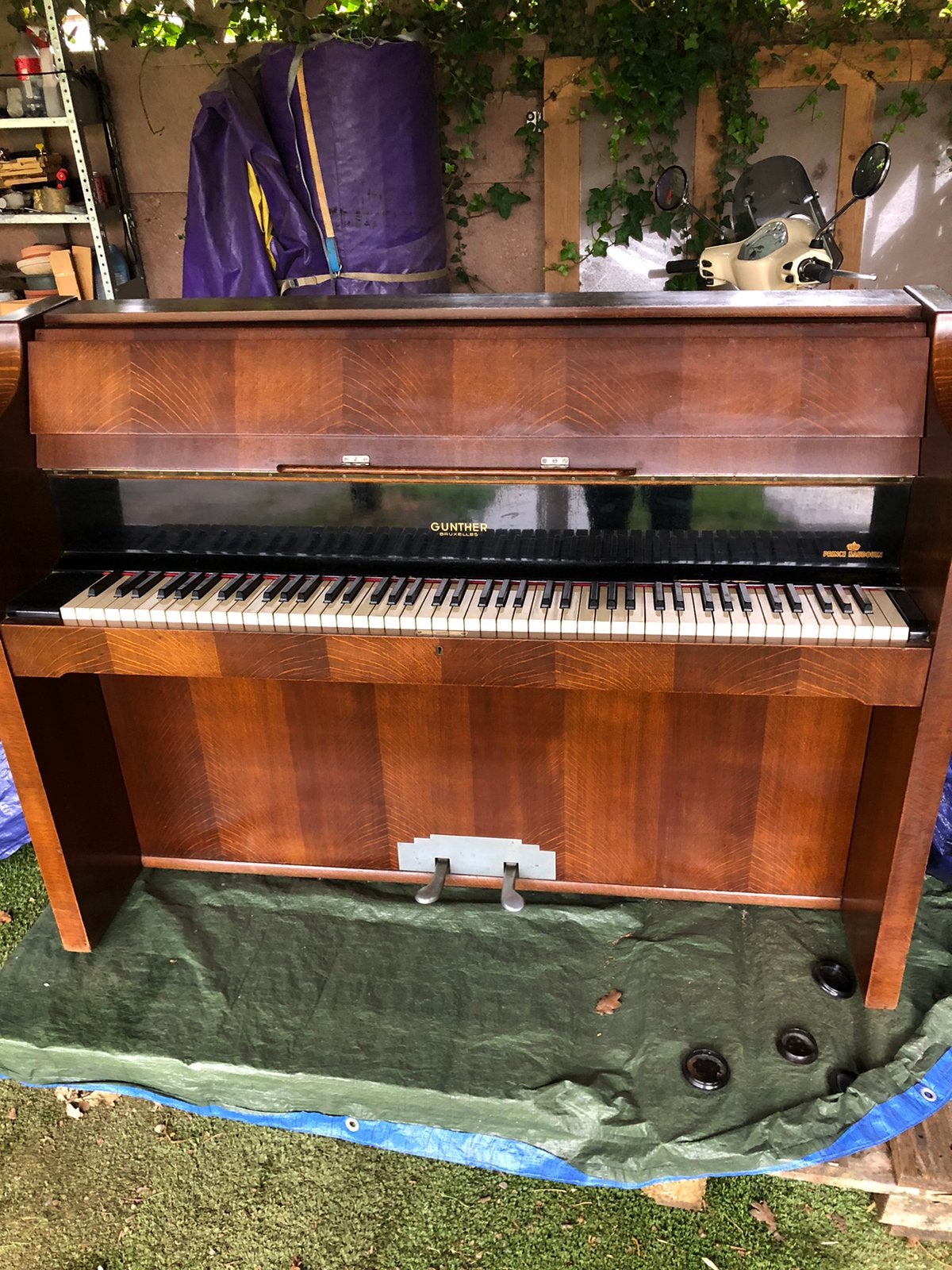 Piano, Musique & Instruments, Pianos, Enlèvement, Utilisé, Brun, Piano