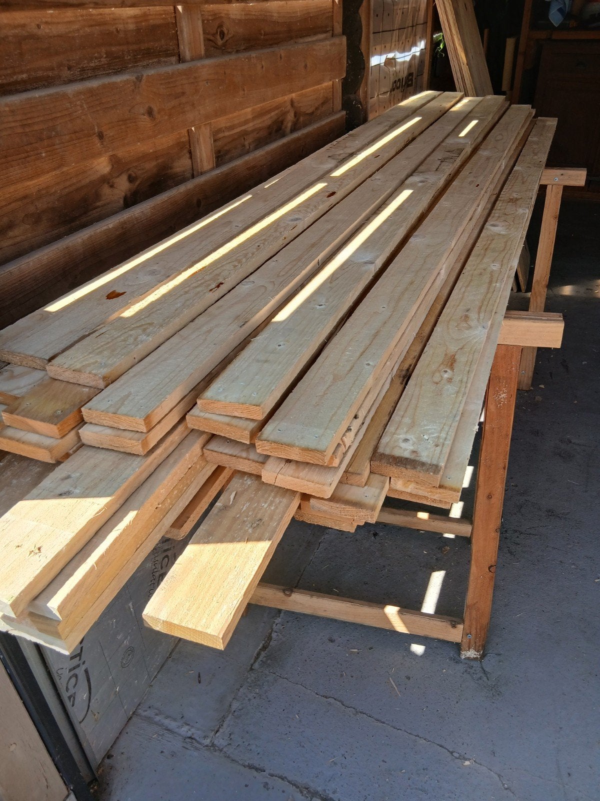 Houten latten, Doe-het-zelf en Bouw, Hout en Planken, Ophalen