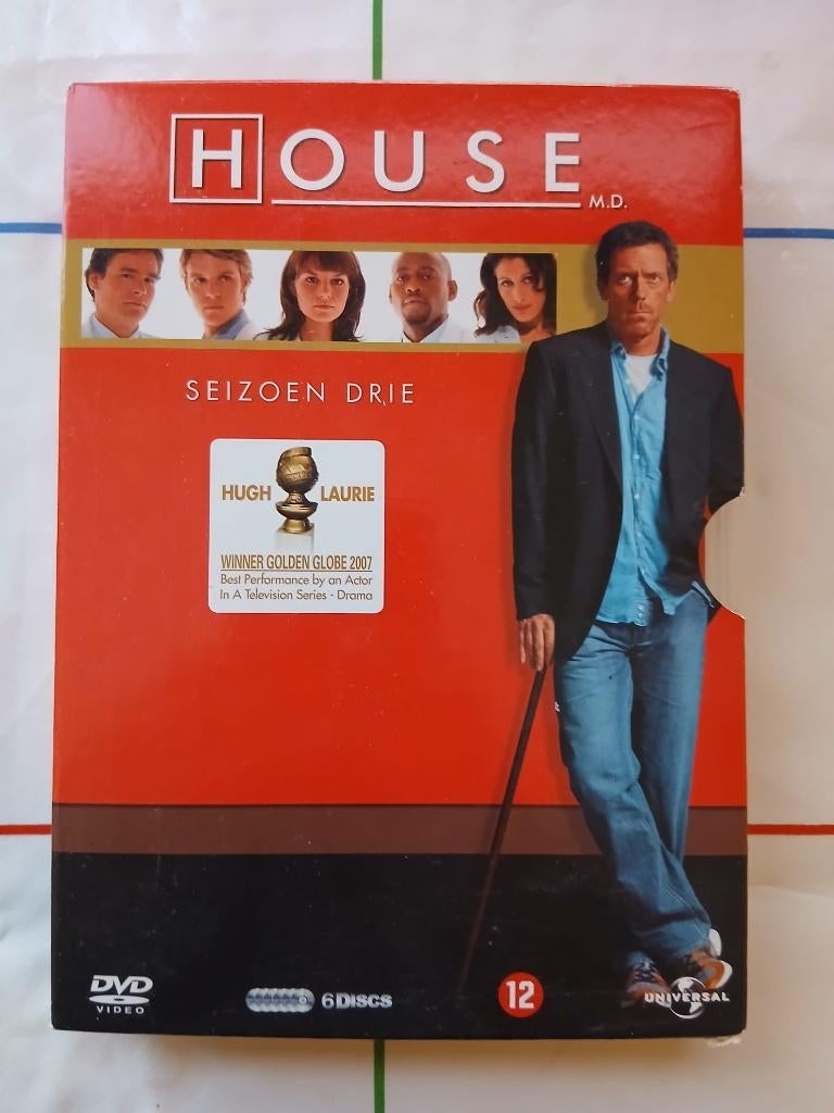 House M.D. - Seizoen 3 DVD set, Cd's en Dvd's, Vanaf 12 jaar, Ophalen of Verzenden, Zo goed als nieuw, Drama