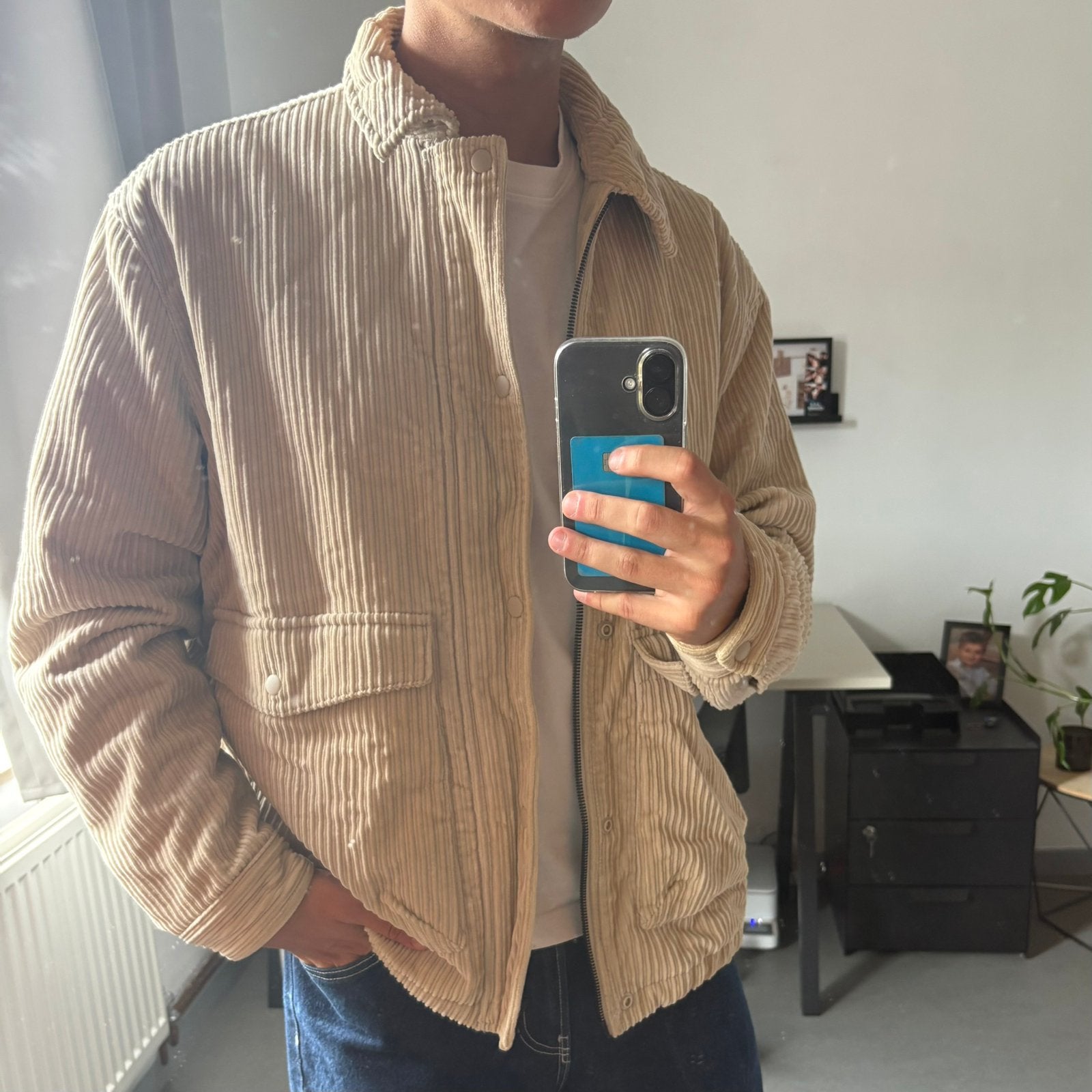 Zara jas, Maat L-XL, Kleding | Heren, Ophalen of Verzenden, Zo goed als nieuw, Maat 52/54 (L), Beige