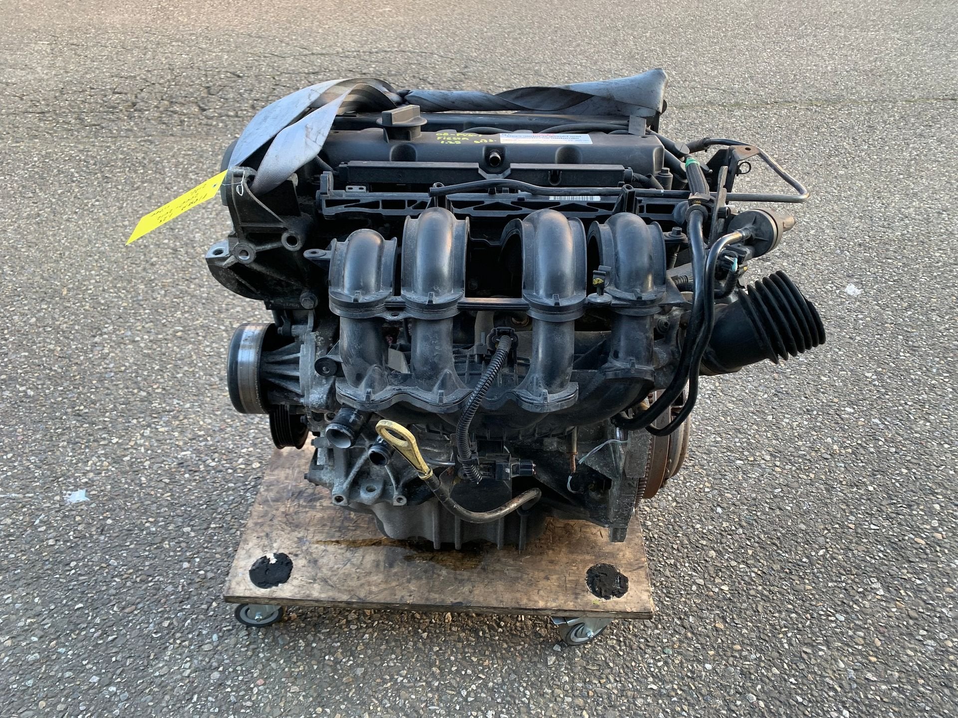 motor ford fiesta 2008 tot 2014 1.25 STJB 217d km motorblok, Gebruikt, -, -, Ophalen of Verzenden