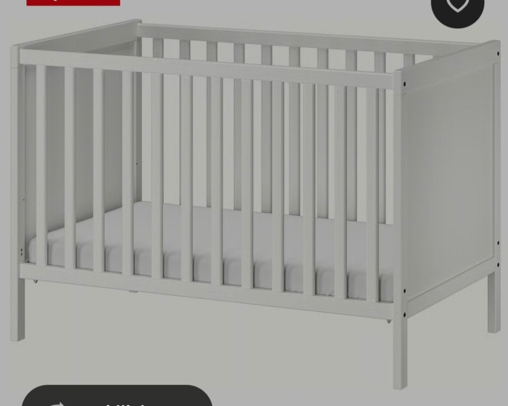 Sundvik baby bedje incl matras, Enfants & Bébés, Berceaux & Lits, Enlèvement, Utilisé, Lit
