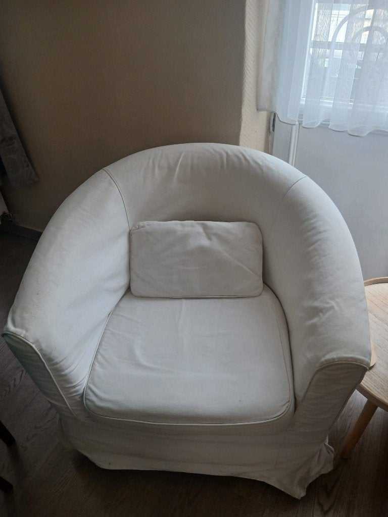A vendre fauteuil ikea, Enlèvement, Utilisé, Tissus, Moins de 50 cm