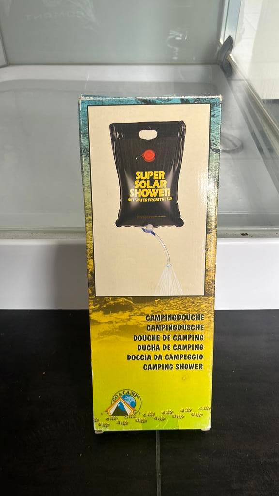 Super solar douche camping, Ophalen, Nieuw