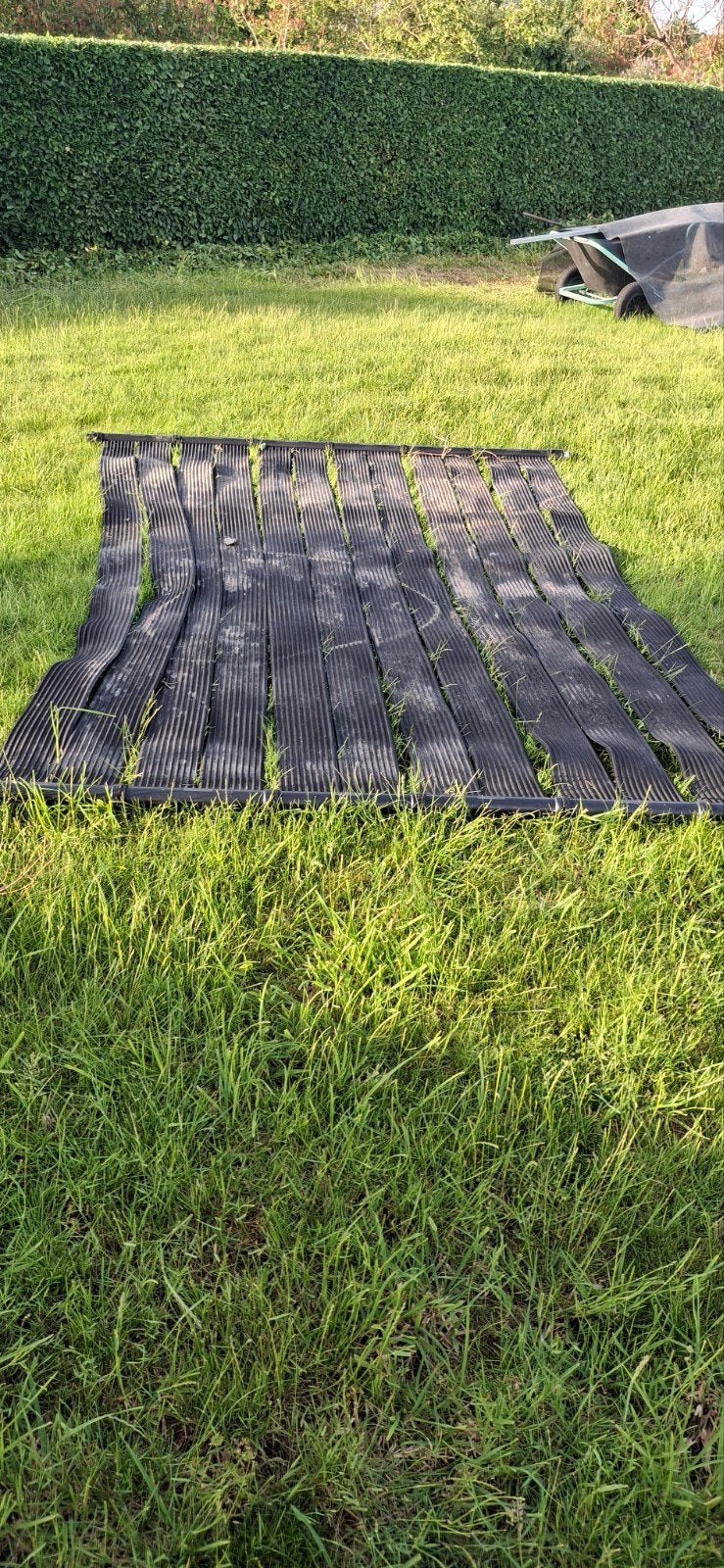 EPDM matten weg wegens aankoop verwarmer, Tuin en Terras, Ophalen, Verwarming