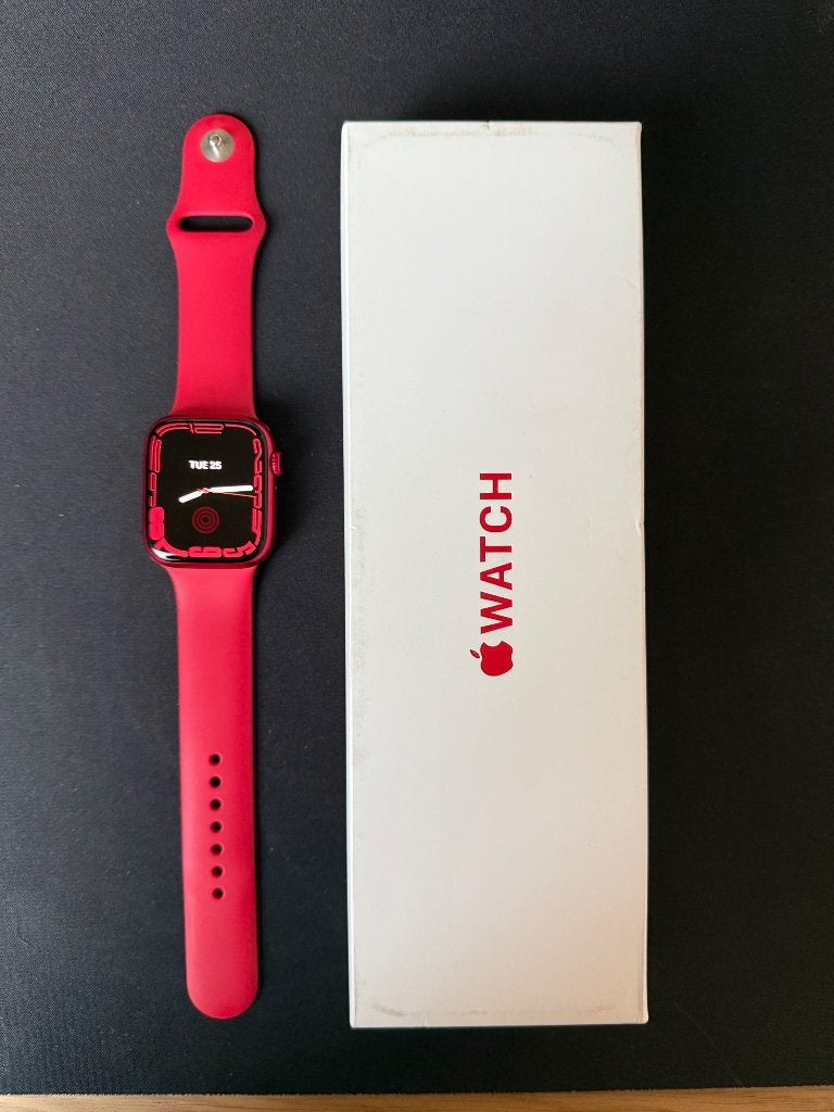Apple Watch Series 9 45 mm PRODUCT(RED), Rouge, Étanche, Enlèvement ou Envoi, Apple Watch