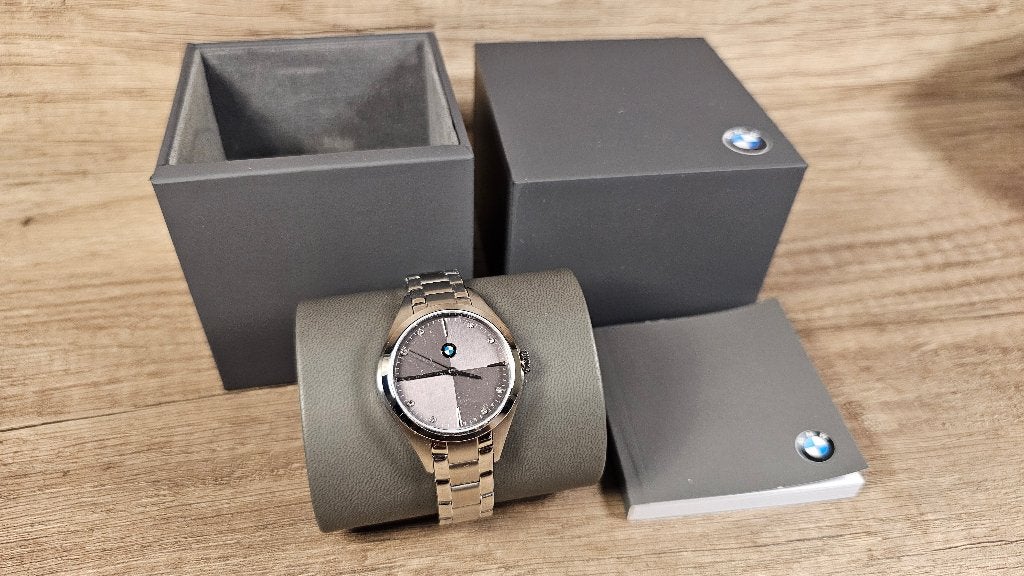 Bmw horloge nieuw, Handtassen en Accessoires, Horloges | Heren, Overige merken, Staal, Staal, Polshorloge