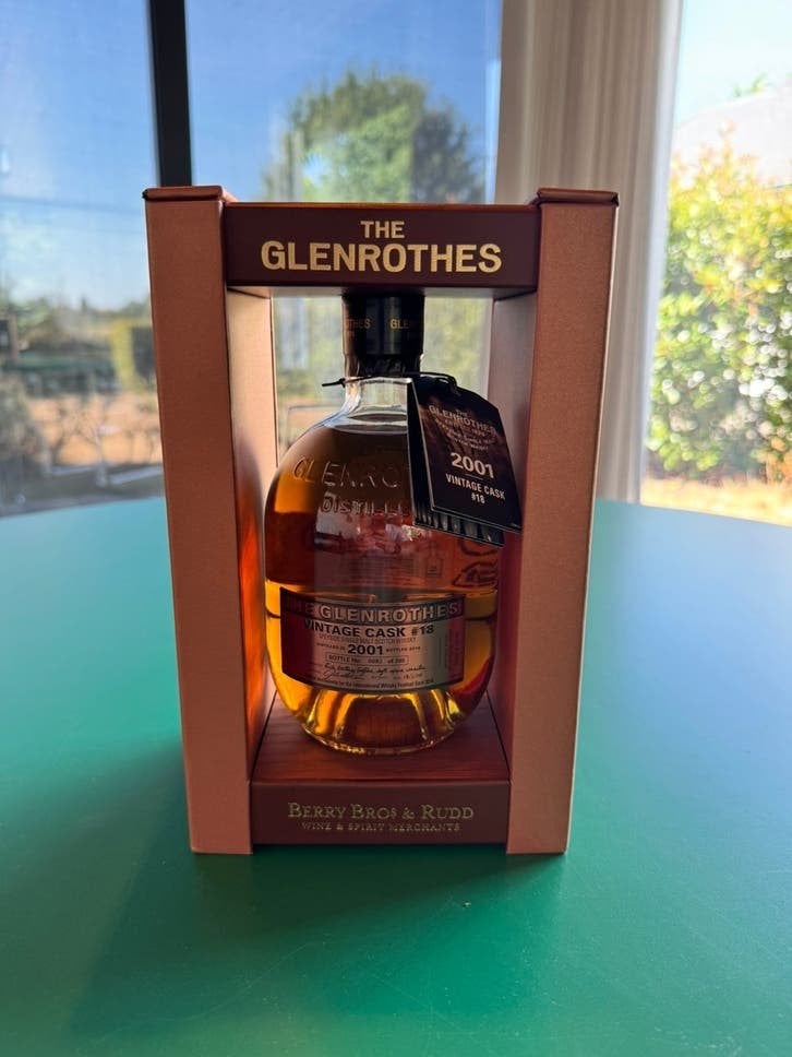 Glenrothes 2001 - Cask 18 Nr 92/295 (Ghent festival), Enlèvement, Comme neuf
