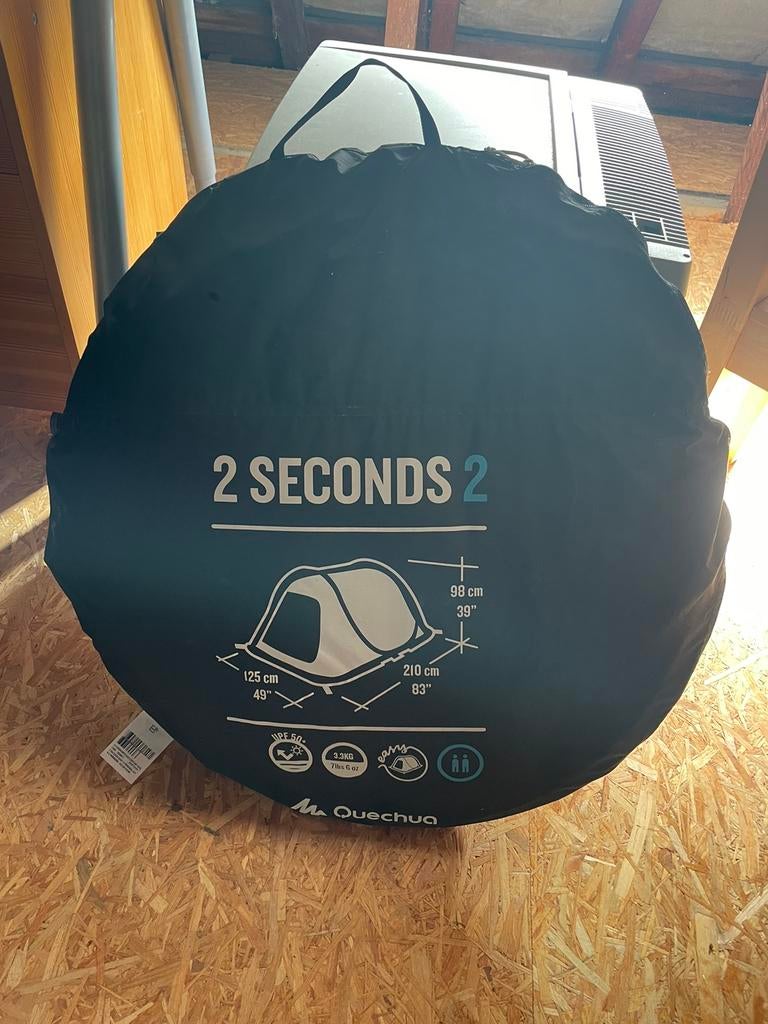 Decathlon 2sec tent fresh and black, Caravans en Kamperen, Tenten, Ophalen, Zo goed als nieuw