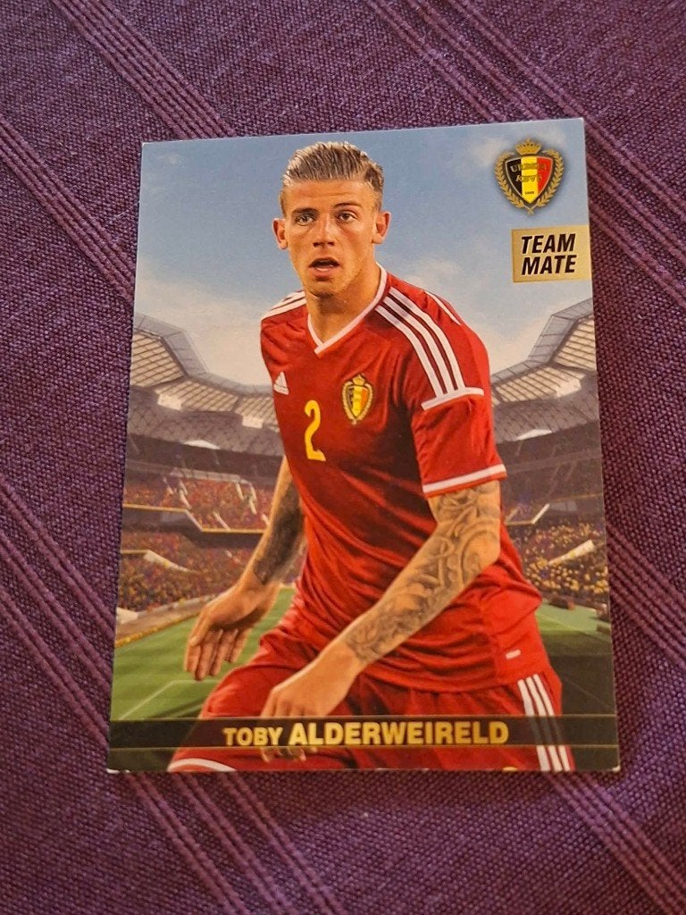Panini / Voetbalkaart / Toby Alderweireld / Rode Duivels, Verzamelen, Ophalen of Verzenden, Zo goed als nieuw, Spelerskaart