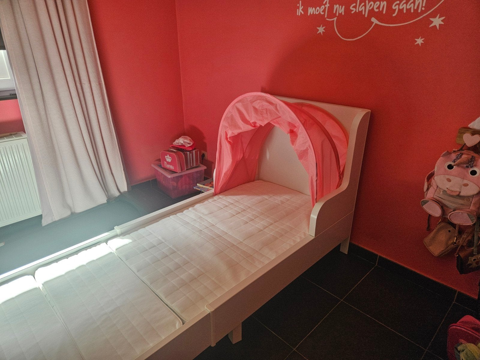 Meegroei bed voor kinderen/ volwassenen, Kinderen en Baby's, Ophalen, Matras