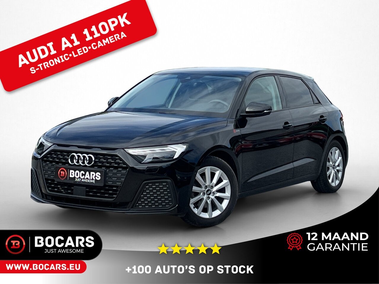 Audi A1 Sportback, Auto's, Audi, A1, 0 kg, Zwart, 5 deurs