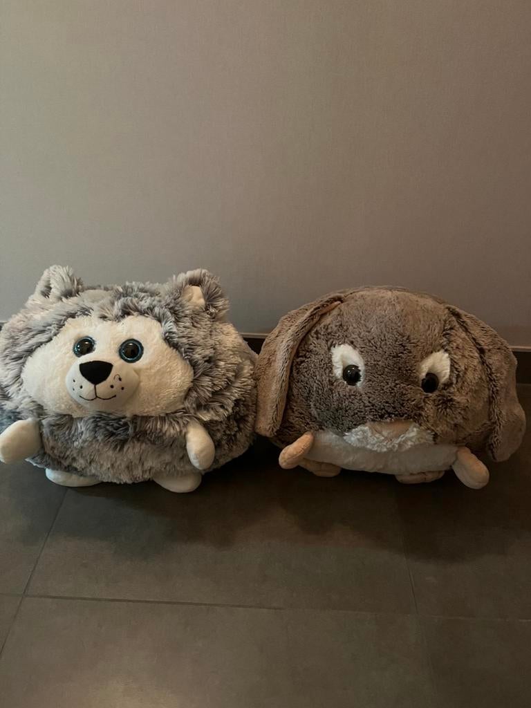Handverwarmer knuffels wolf en konijn, Kinderen en Baby's, Speelgoed | Knuffels en Pluche, Ophalen of Verzenden, Nieuw, Overige typen