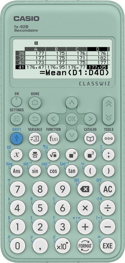 Casio fx-92b secondary — Belgische — nieuw  met beschermhoes, Ophalen, Nieuw