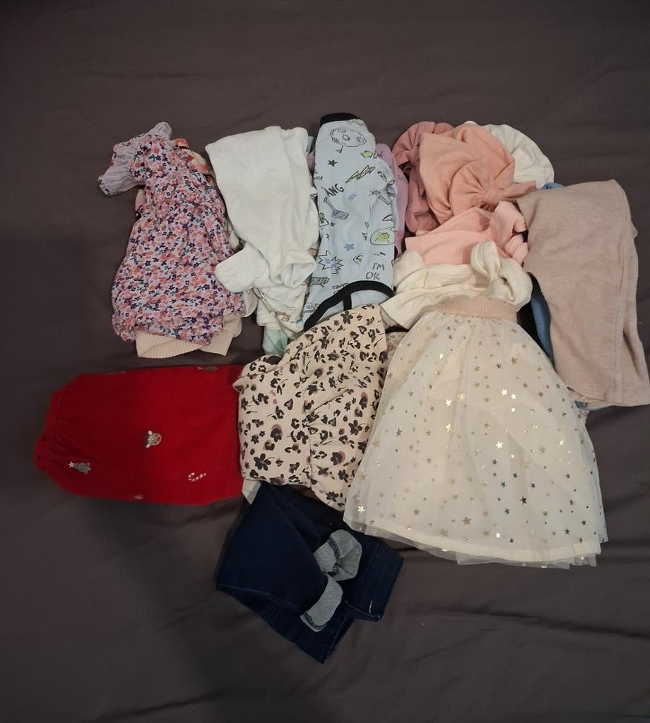Meisje varia kleding maat 68, Kinderen en Baby's, Ophalen, Gebruikt, Maat 68