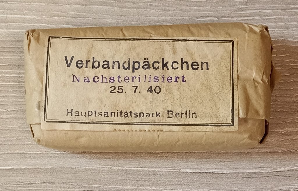 Pansement individuel Allemand du 25-07-1940 ww2, Collections, Objets militaires | Seconde Guerre mondiale, Envoi, Armée de terre