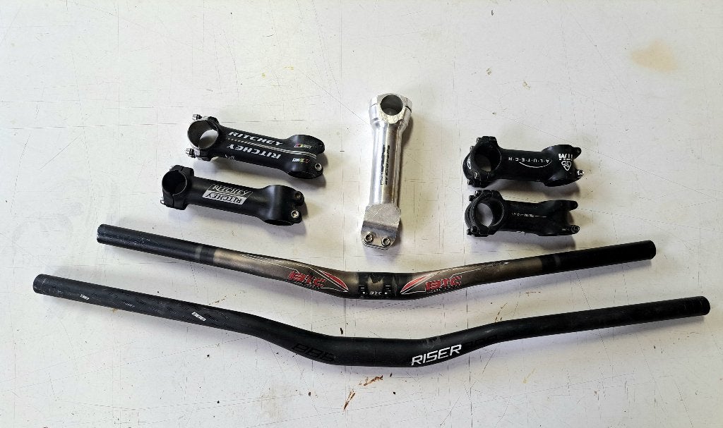 Potences et cintre vtt, Vélos & Vélomoteurs, Vélos Pièces, Guidon, Comme neuf, Enlèvement, Elektrische fiets
