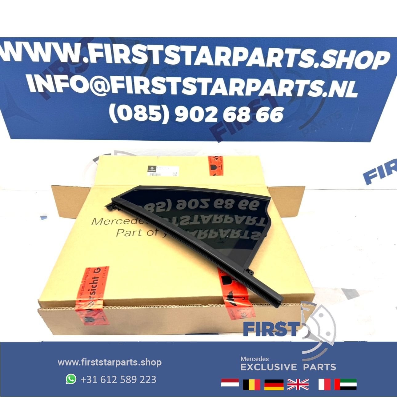 W254 ruit X254 GLC achter raampje origineel ZIJRUIT Mercedes, Utilisé, -, -, Enlèvement ou Envoi