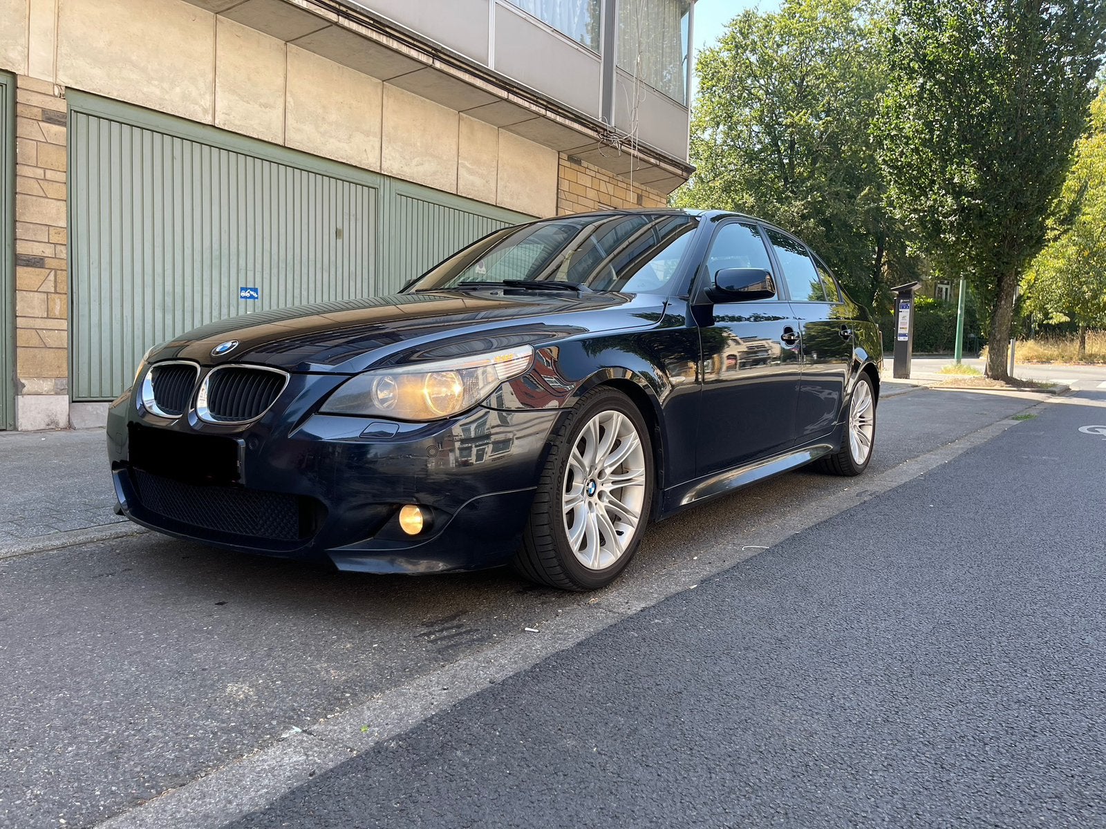 BMW e60 520d 2007 M-packt, Autos, BMW, Particulier, Volant multifonction, Électrique, Enlèvement