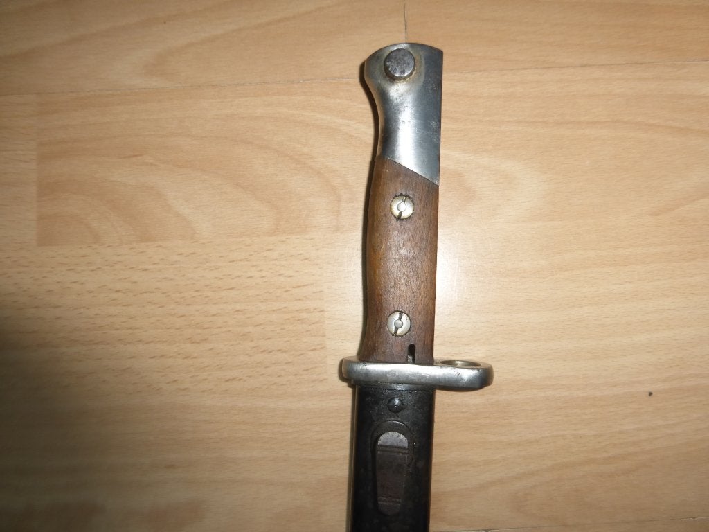 Bajonet Mauser   M1935 export voor Brazilië, Verzamelen, Verzenden, Landmacht, Mes of Dolk