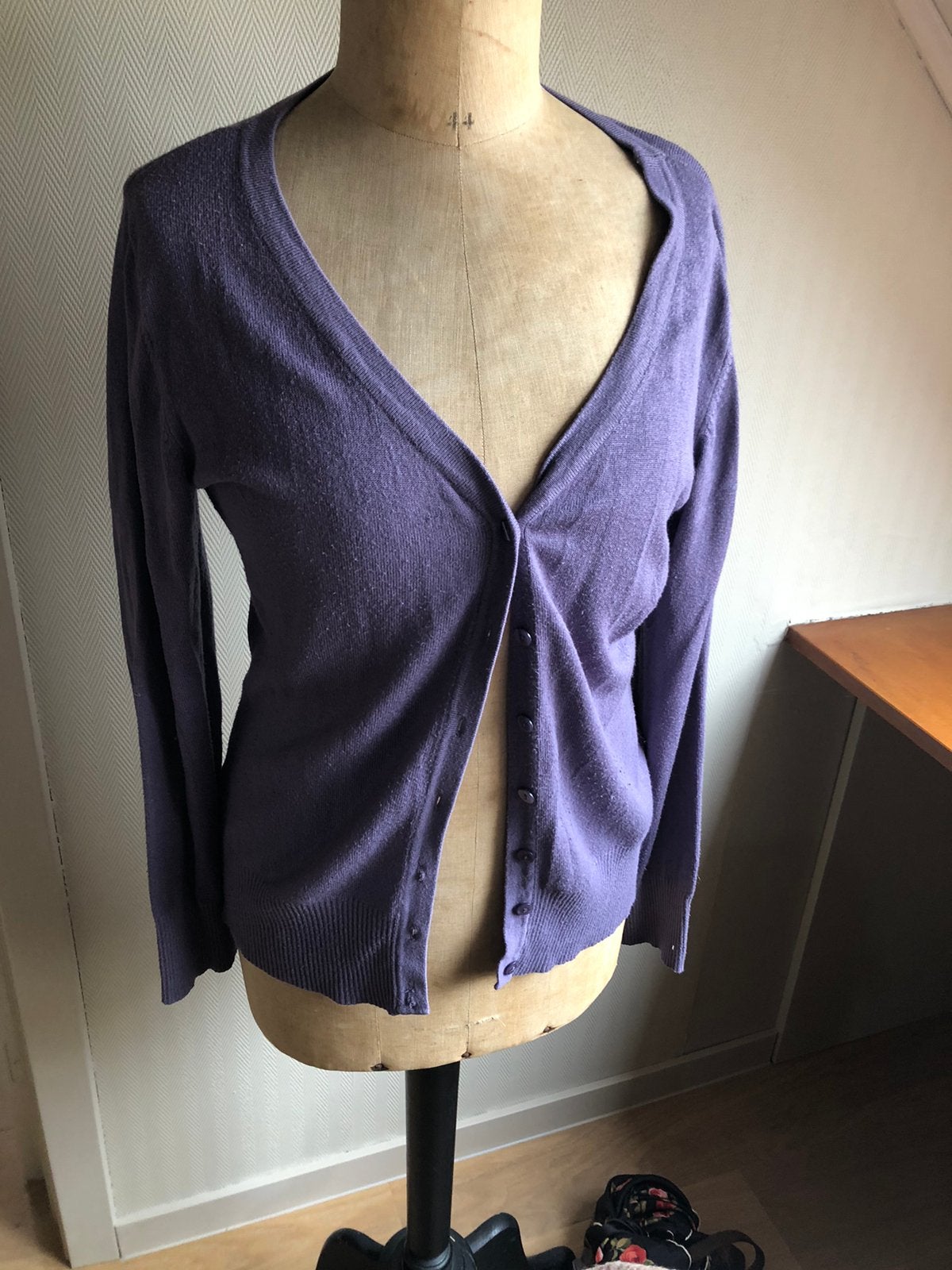 Vest paars maat large, Kleding | Dames, Topjes, Ophalen of Verzenden, Zo goed als nieuw, Paars