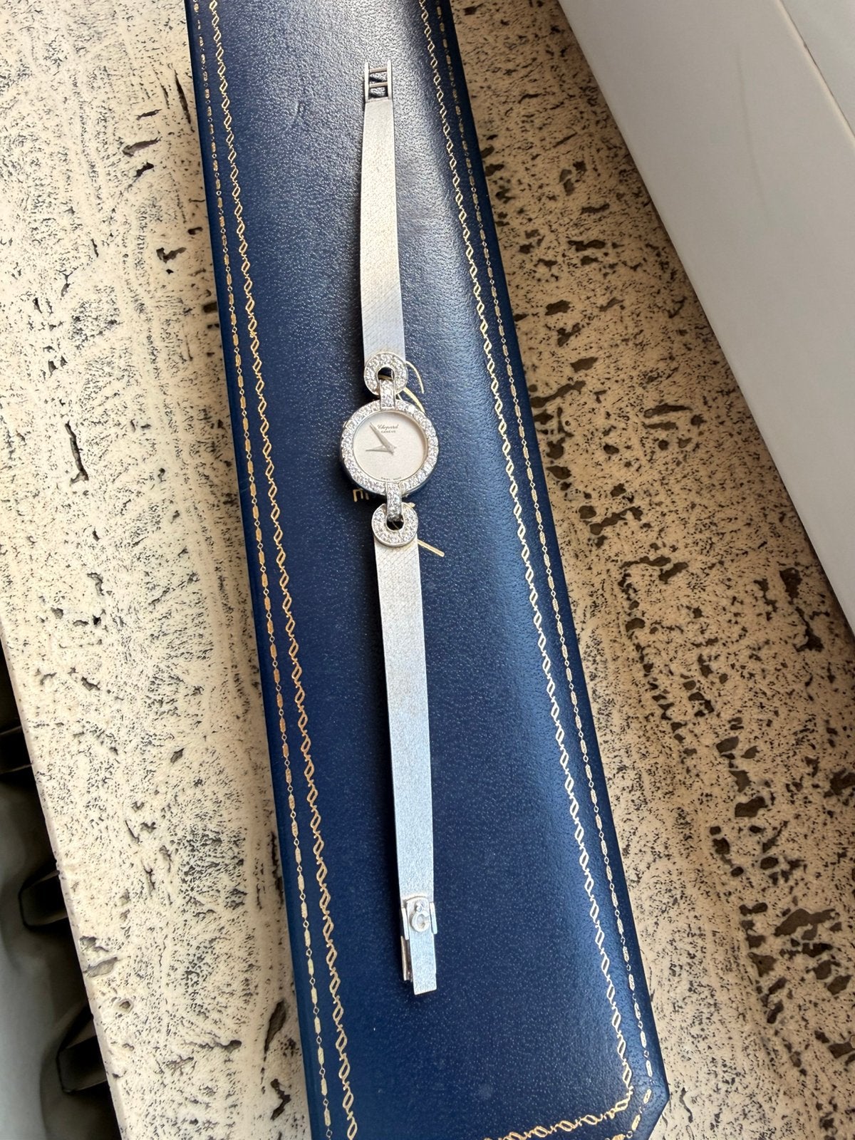Chopard 18k, Handtassen en Accessoires, Horloges | Antiek, Ophalen of Verzenden, Goud