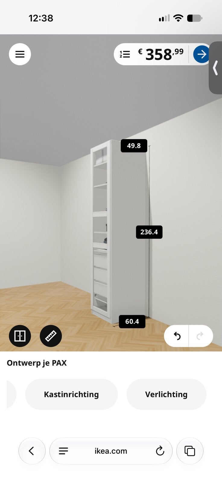 Ikea pax kast, Enlèvement, Comme neuf