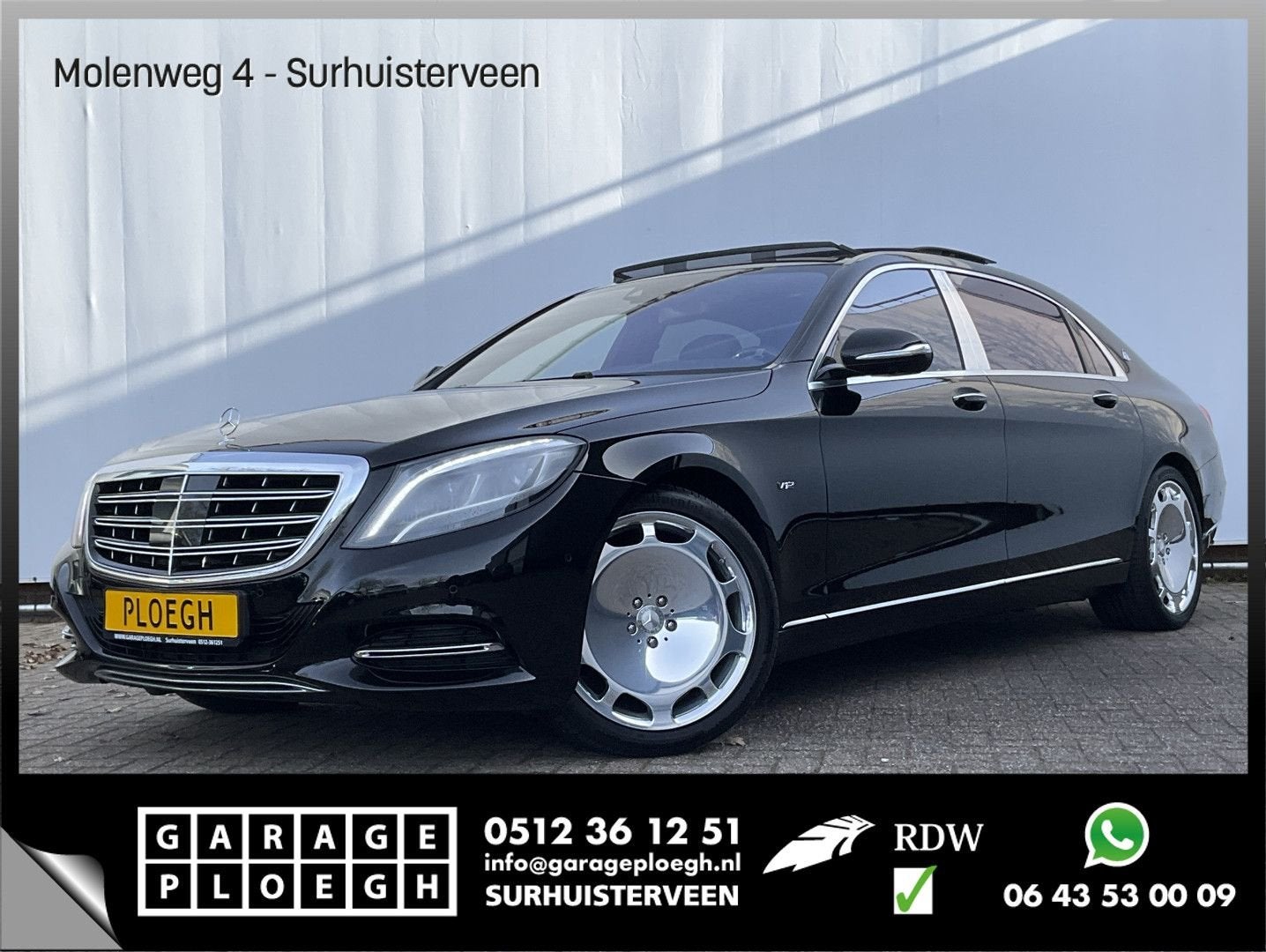 Maybach Other Maybach S-klasse 600 V12 B&O(811) HUD 360 Nac, Autos, Autos Autre, Achat, Entreprise, Noir, Berline