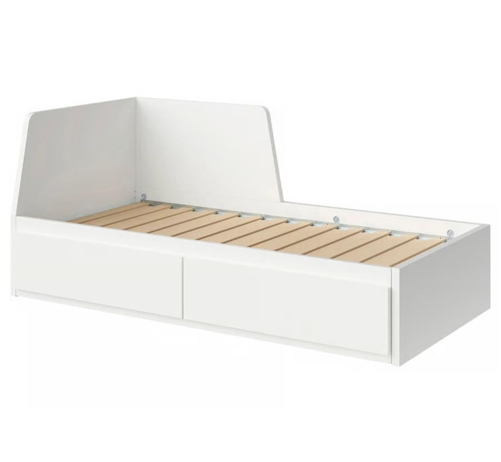 Zwart bed. 80x200 aanpasbaar tot 160x200, Huis en Inrichting, Slaapkamer | Bedden, Ophalen, Zwart, Tweepersoons, 200 cm