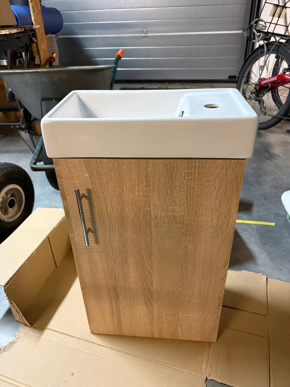 Handwasser WC, Doe-het-zelf en Bouw, Sanitair, Ophalen, Nieuw, Steen, Wastafel