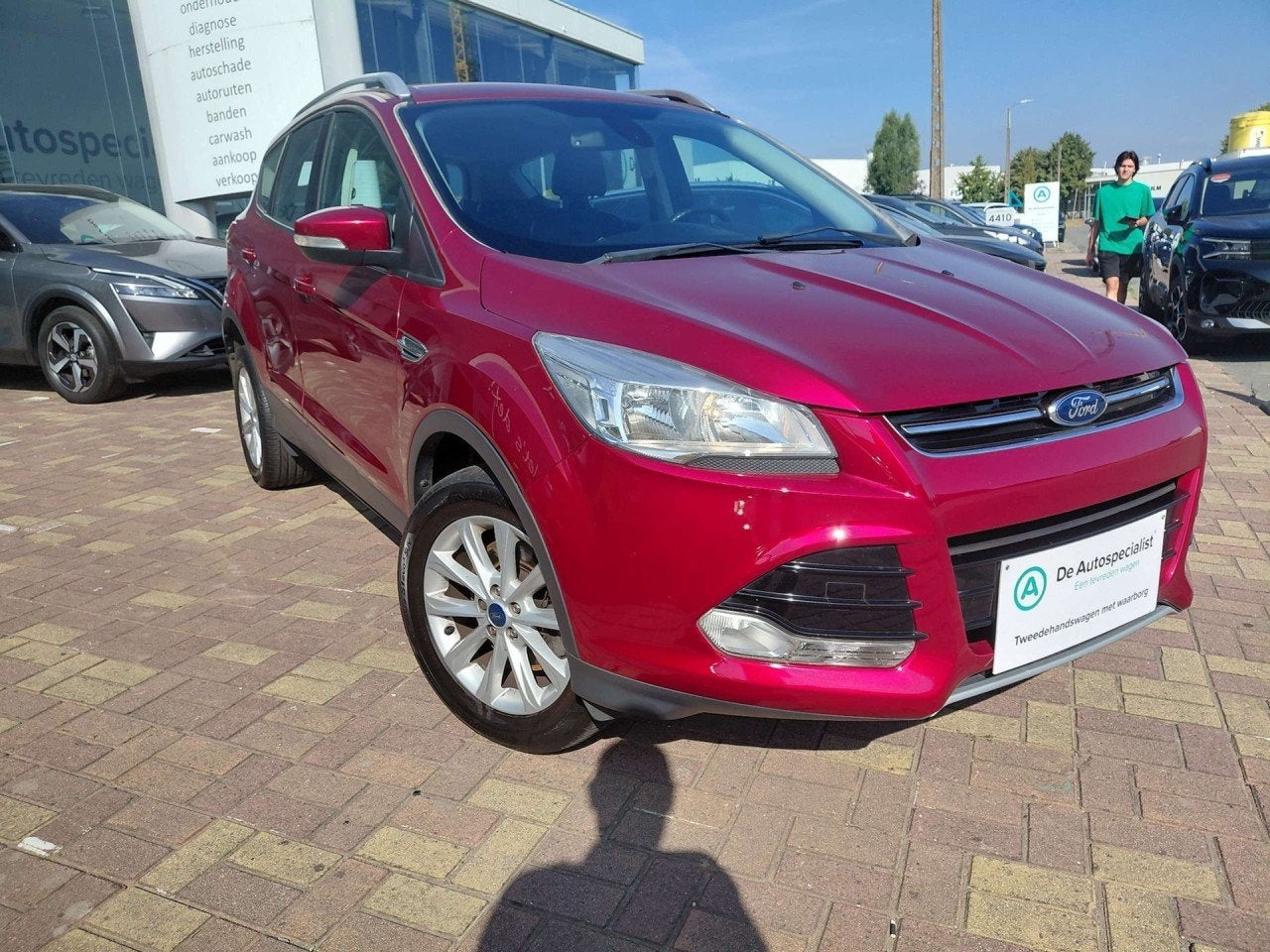 Ford Kuga Titanium (année de construction 2015), Autos, Rouge, Achat, Euro 6, Entreprise