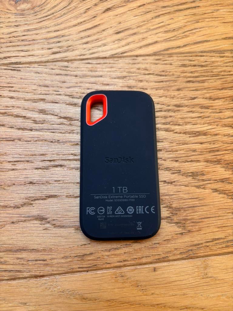 Externe harde schijf van Sandisk, Computers en Software, 1 To, SSD, Ophalen of Verzenden, Zo goed als nieuw