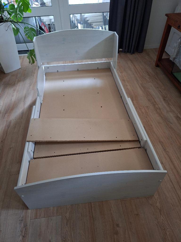 meegroeibed, Ophalen, 85 tot 100 cm, Zo goed als nieuw, Matras