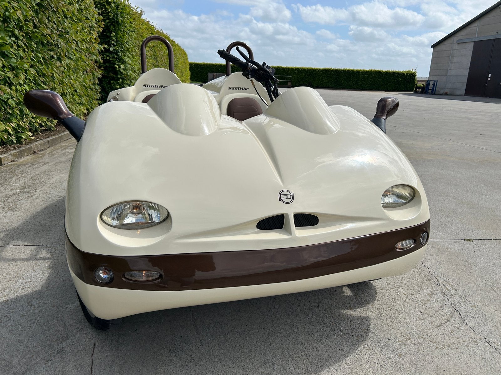 Piaggio /Vespa 50cc trike ,  klasse b 45km/u Origineel !, Fietsen en Brommers, Ophalen, Zo goed als nieuw