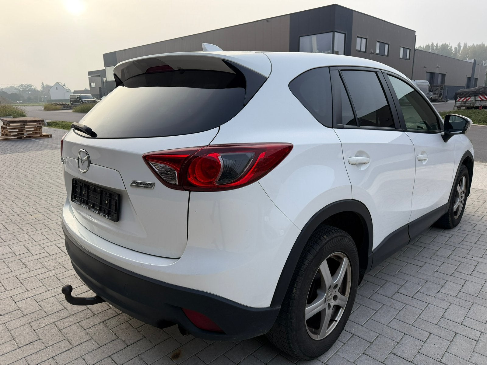 Mazda cx5 2.2 dieselmotor en slechts 134.000 km., Auto's, Monovolume, 4 cilinders, Wit, Bedrijf