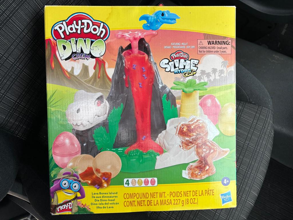 Play-Doh Dino Crew Lava Bones Island speelset, Ophalen of Verzenden, Zo goed als nieuw, Knutselen