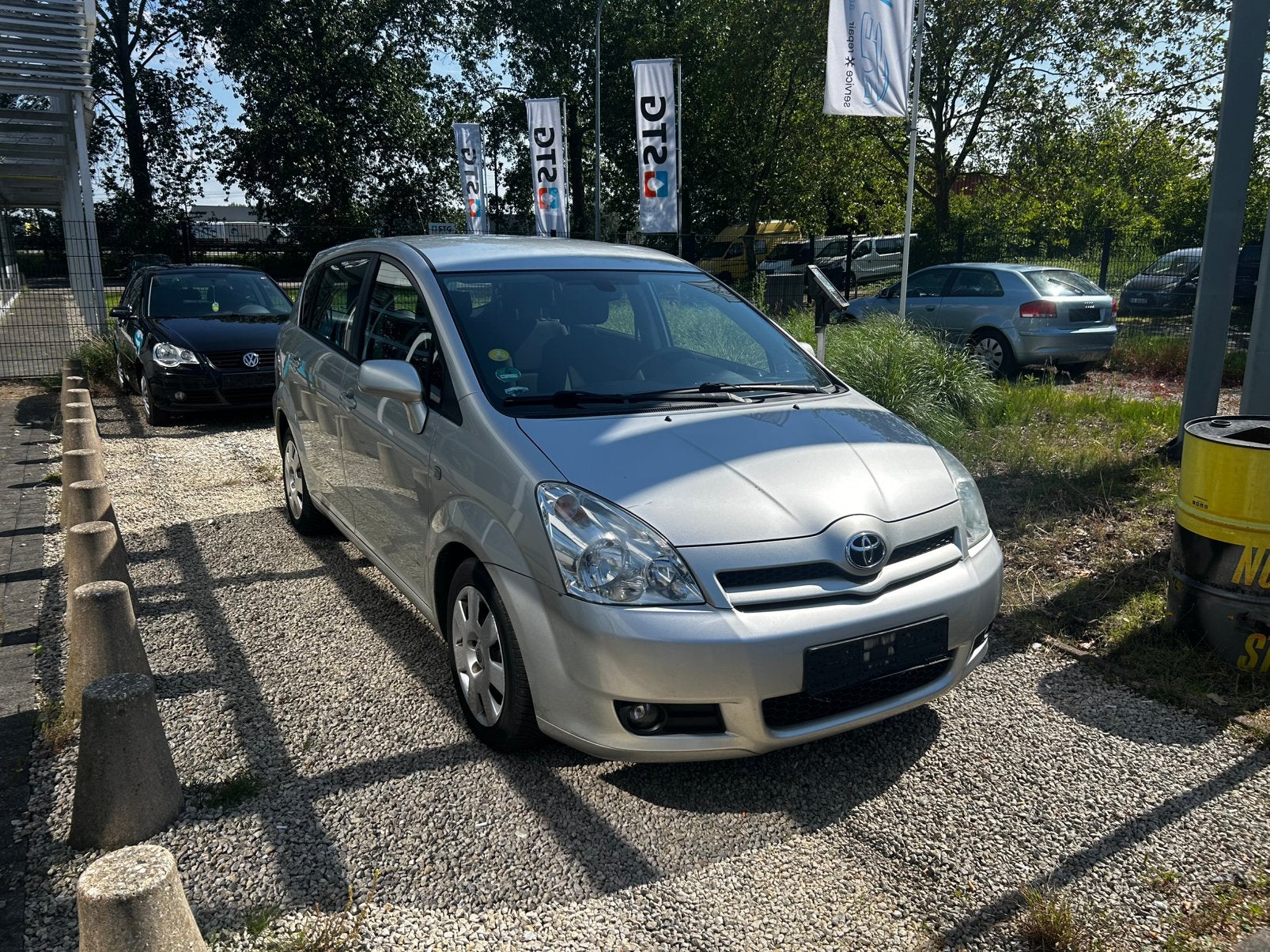 Toyota Corolla verso benzine automaat 7 plaats, Auto's, Testrit aan huis, Zwart, 5 deurs, Corolla Verso