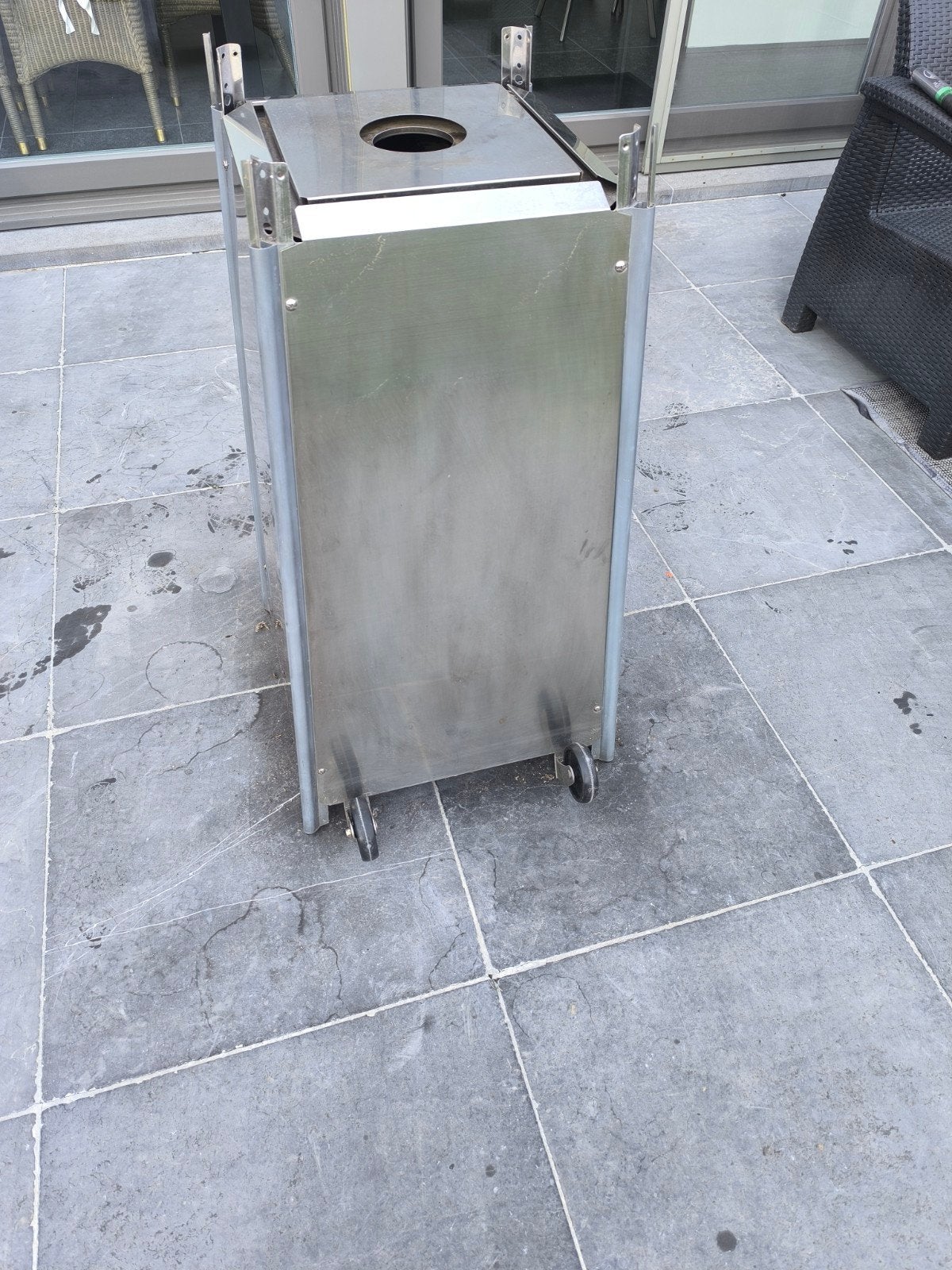terrasverwarmer, Ophalen