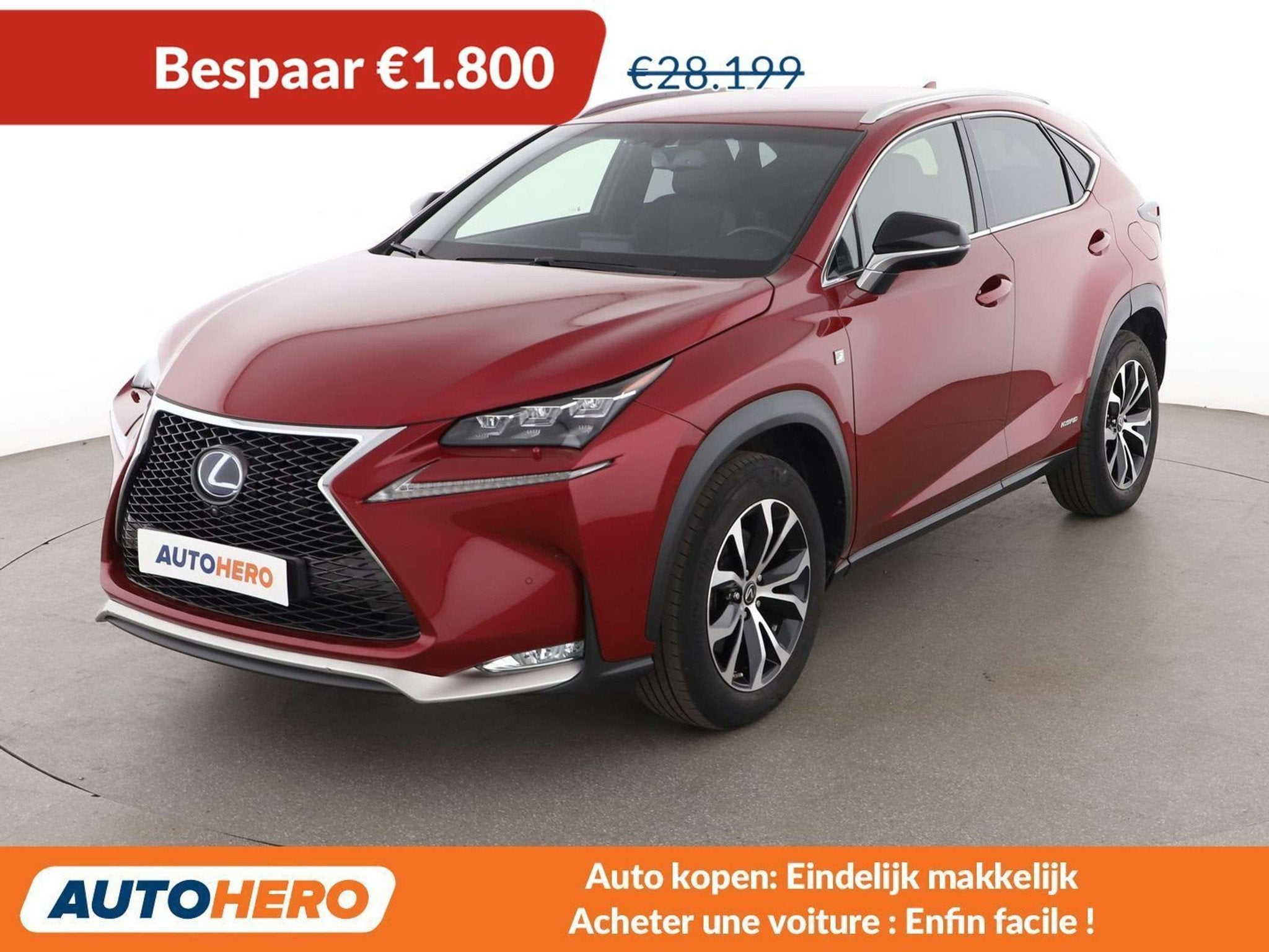 Lexus NX 300h NX 300h E-Four F Sport (bj 2017, automaat), 197 pk, 145 kW, Gebruikt, Zwart