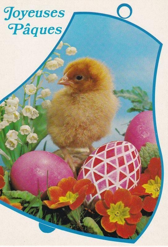 Carte de Pâques vintage « Joyeuses Pâques », Enlèvement ou Envoi, Neuf