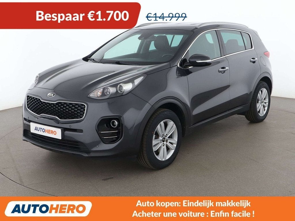 Kia Sportage 1.6 GDI Active 2WD, Autos, Kia, Cuir, Argent ou Gris, Achat, Boîte manuelle