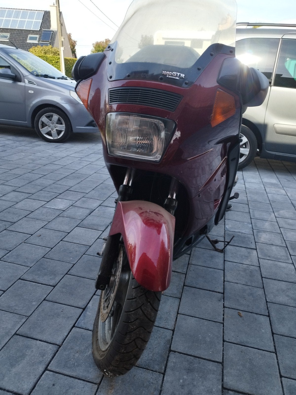 Kawasaki gtr 1000 voor onderdelen, Ophalen