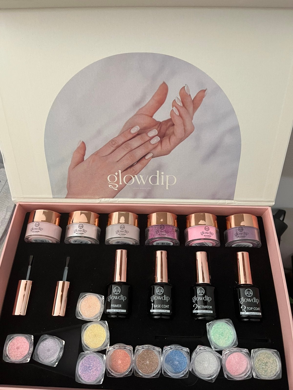 Set à ongles Glowdip, Bijoux, Sacs & Beauté, Beauté | Cosmétiques & Maquillage, Enlèvement, Comme neuf, Mains et Ongles, Accessoires