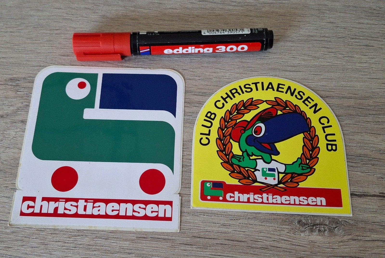 stickers Speelgoed winkel Christiaensen Club, Ophalen of Verzenden, Zo goed als nieuw, Merk