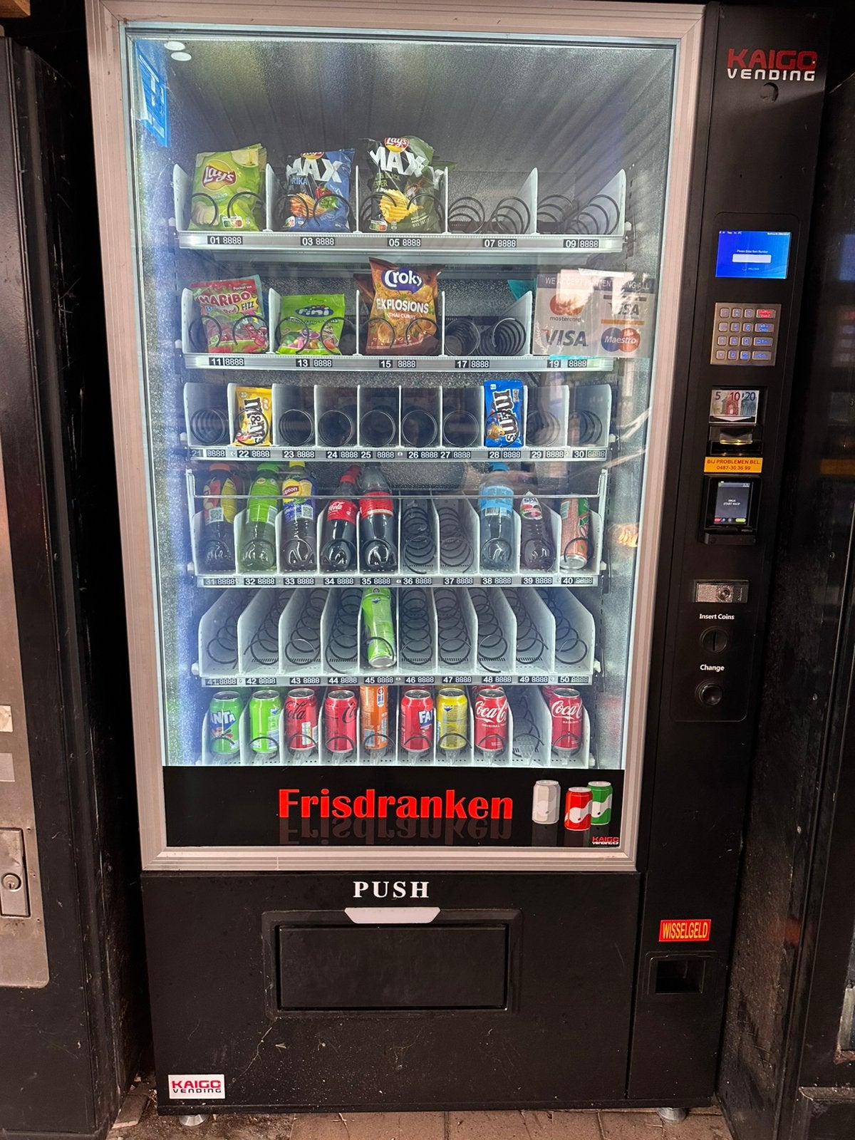 Gecombineerd snoep en drank automaat kaigo vending, Verzamelen, Ophalen, Gebruikt