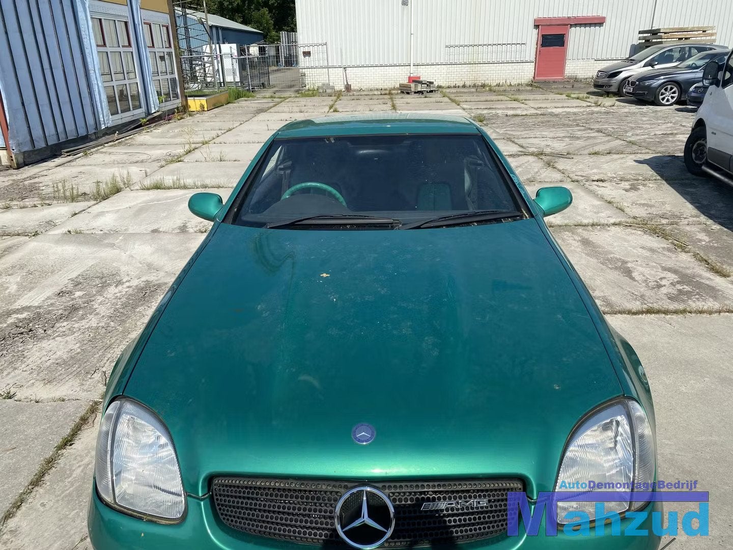 MERCEDES SLK R170 Groen 252 Motorkap 1996-2004, Gebruikt, Mercedes-Benz AG, Mercedes-Benz, Mercedesstrasse 120
70372  Stuttgart, DE