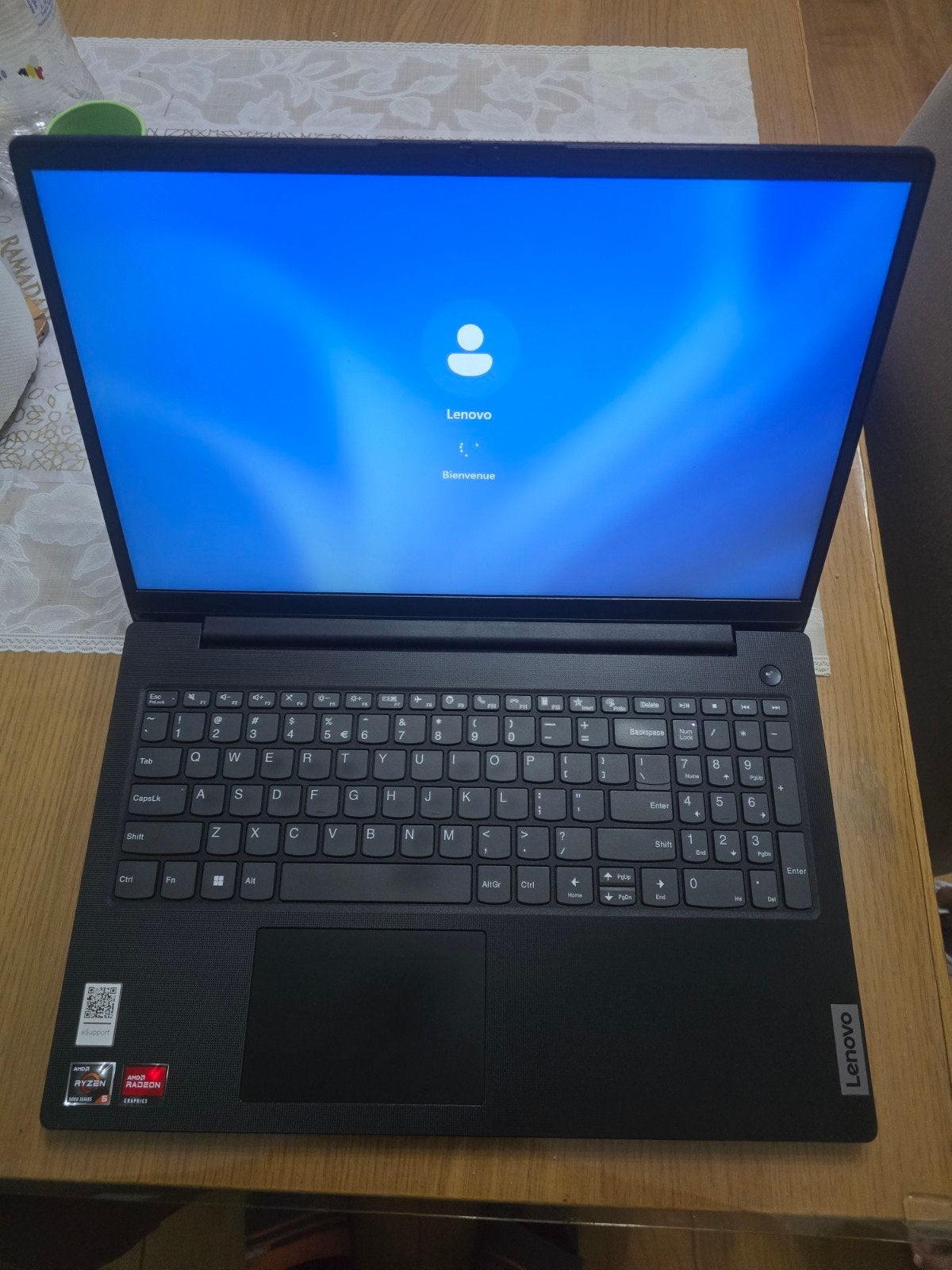 Laptop Lenovo Ryzen 5, Enlèvement ou Envoi, 15 pouces, Qwerty, SSD