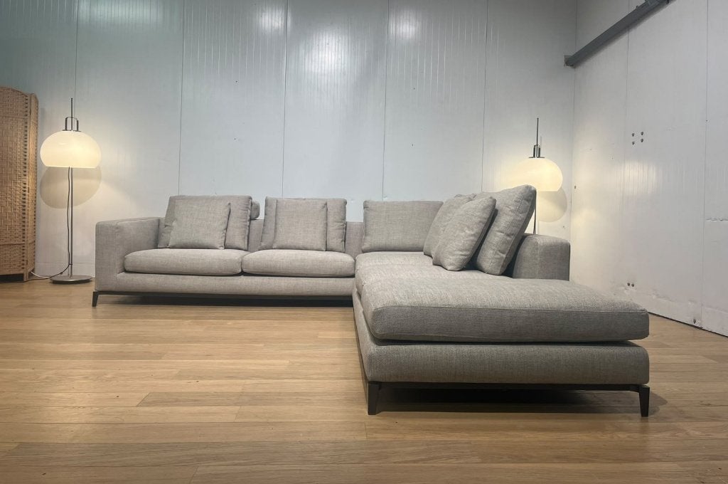 NEUF Minotti Andersen Canapé d'angle PN €25.000 + GARANTIE, Maison & Meubles, Neuf, Quatre personnes ou plus, Tissus, Design Bank Bankstel Zetel Hoekbank Minotti