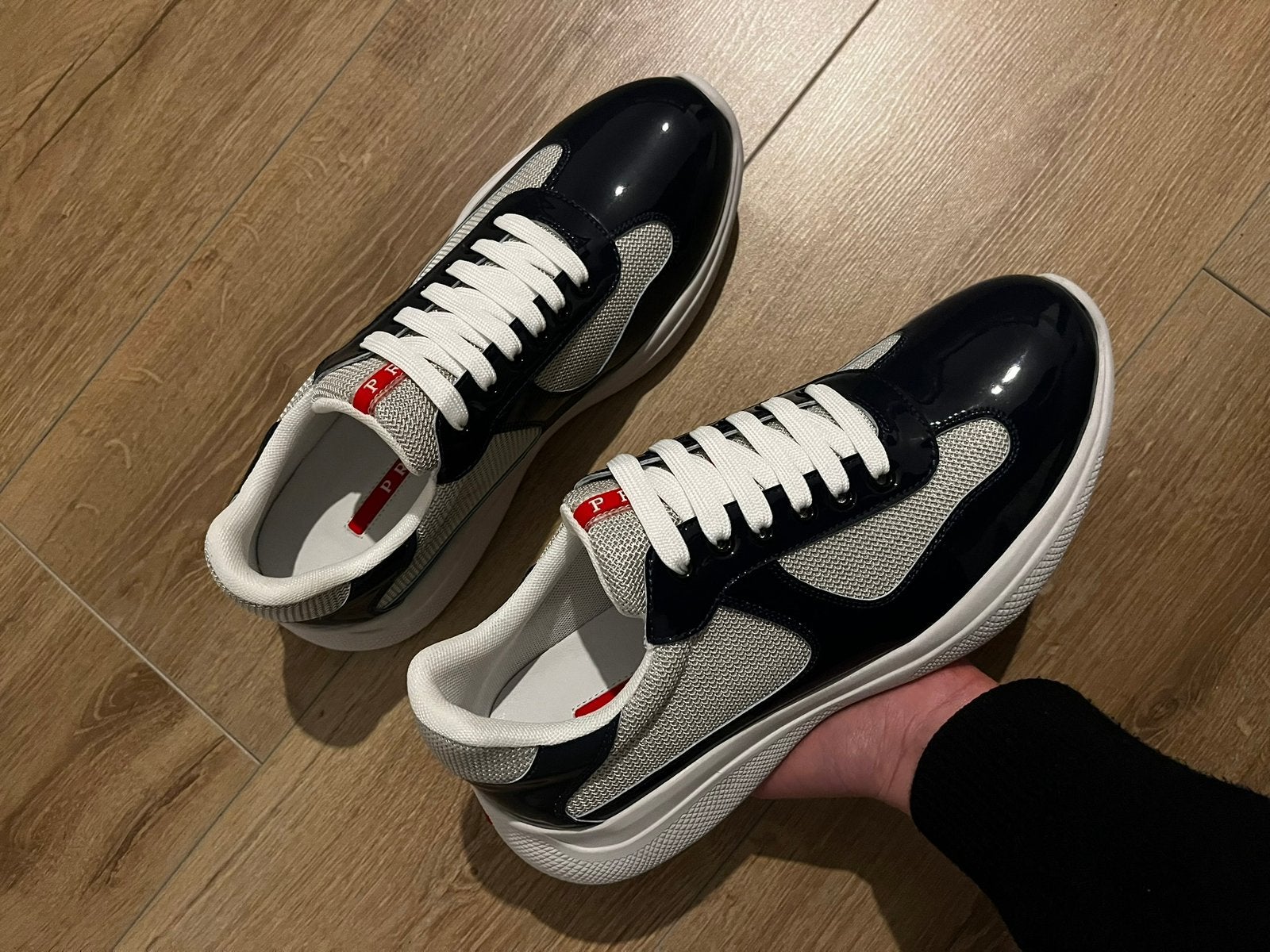 2 prada cup T44, Verzenden, Zo goed als nieuw, Blauw