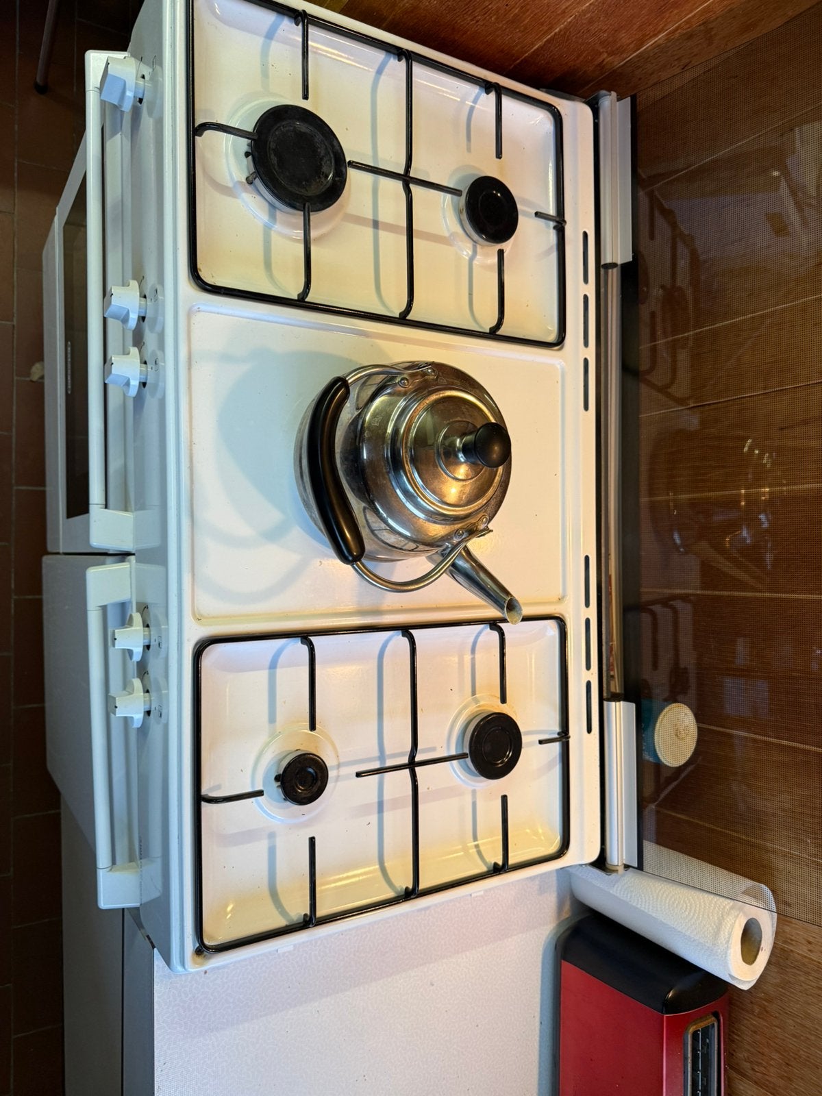 Gasfornuis DeLonghi perfecte staat 2 jaar, Electroménager, Gaz, 85 à 90 cm, 4 zones de cuisson, Comme neuf